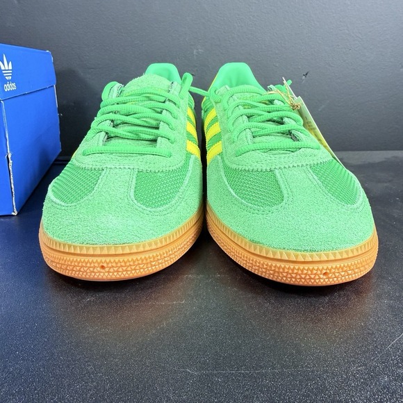Adidas Handball Spezial Men's Athletic Sneakers New Size 11 Green Yellow JH5444 - Picture 3 of 14